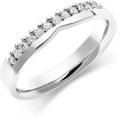 Kiara Jewellery Sterling Silver Swarovski Crystal Sterling Silver Plated Ring, White
Kiara Jewellery Sterling Silver Swarovski Crystal Sterling Silver Plated Ring, White