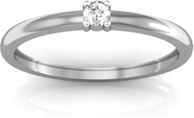 AG Jewellery Divya Sterling Silver Diamond Ring, White