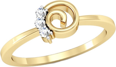 Kataria Jewellers The Karlotta American Diamond 92.5 BIS Hallmarked Silver Ring, Yellow
Kataria Jewellers The Karlotta American Diamond 92.5 BIS Hallmarked Silver Ring, Yellow