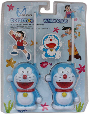 RVOLD Battery Operated Doraemon Walkie Talkie Set For Kids
