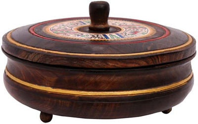 INDIKALA Warli painted ethnic wooden chapati box (Diameter 8 inches) Printed Roti Flap Cover(Green)
INDIKALA Warli painted ethnic wooden chapati box (Diameter 8 inches) Printed Roti Flap Cover(Green)