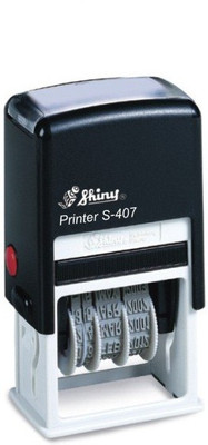 Shiny Self ink Dater With ENTERED message and signature space S-407 Pre-inked Stamp(Medium, Black)
Shiny Self ink Dater With ENTERED message and signature space S-407 Pre-inked Stamp(Medium, Black)