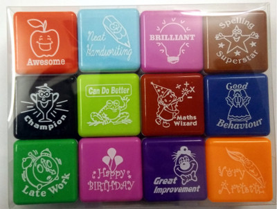 Divine Teacher Collection #2 (12 Pcs Set) Pre-Inked Stamp(1 Inch Cubes, Blue, Violet, Green, Orange, Pink, Brown, Black, Cyan, Red, Light Green)
Divine Teacher Collection #2 (12 Pcs Set) Pre-Inked Stamp(1 Inch Cubes, Blue, Violet, Green, Orange, Pink, Brown, Black, Cyan, Red, Light Green)