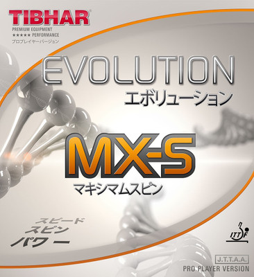 Tibhar Evolution MX-S 2.1 mm Table Tennis Rubber(Black)