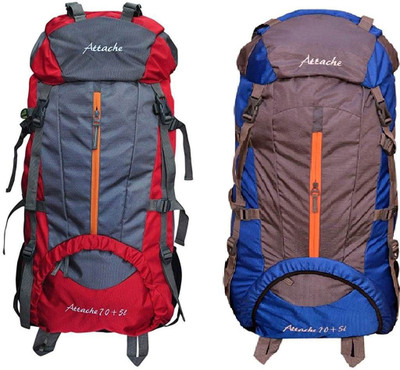 Attache 1021R Climate Proof Rucksack, Hiking Backpack 75Lts (Red &Royal Blue) Set of 2 With Rain Cover … Rucksack - 75 L(Multicolor)
Attache 1021R Climate Proof Rucksack, Hiking Backpack 75Lts (Red &Royal Blue) Set of 2 With Rain Cover … Rucksack - 75 L(Multicolor)