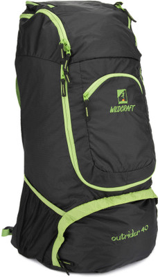 Wildcraft Outrider Rucksack(Black, Green)