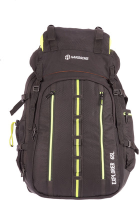 Harissons Explorer 65L Rucksack - 65 L(Black)