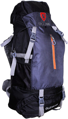 Gleam 2209 Climate Proof Mountain Campaign / Hiking / Trekking Bag / Backpack 60 ltrs Black & Grey with RAIN COVER Rucksack - 60 L(Multicolor)
Gleam 2209 Climate Proof Mountain Campaign / Hiking / Trekking Bag / Backpack 60 ltrs Black & Grey with RAIN COVER Rucksack - 60 L(Multicolor)