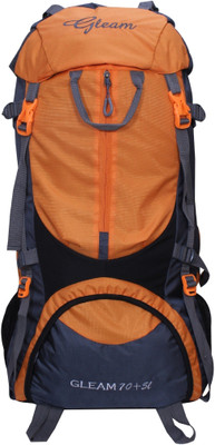 Gleam 0109 Climate Proof Mountain / Hiking / Trekking / Campaign Bag / Backpack 75 ltrs Orange & Grey with Rain Cover Rucksack - 75 L(Multicolor)
Gleam 0109 Climate Proof Mountain / Hiking / Trekking / Campaign Bag / Backpack 75 ltrs Orange & Grey with Rain Cover Rucksack - 75 L(Multicolor)