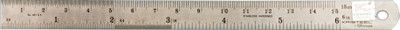 Kristeel 401 A Opaque Stainless Steel Rulers(Set of 10, Steel)