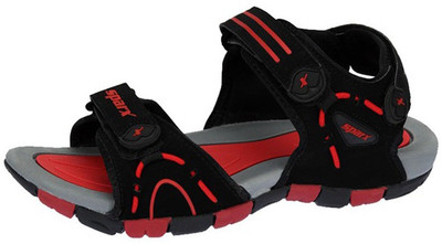 Sparx Boys Sports Sandals(Black