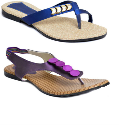 Indirang Women Multicolor Flats