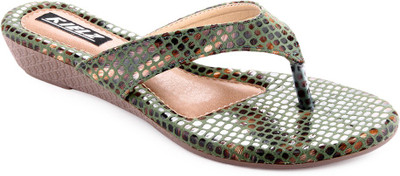 Kielz Women Green Flats