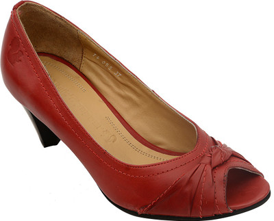 Salt N Pepper Women Red Heels