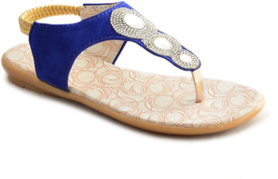 Myra Women Blue Flats