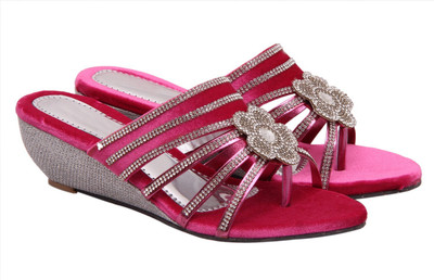 Fashbeat Women Pink Wedges