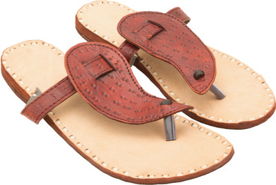 Footrendz Women Leather Brown Flats