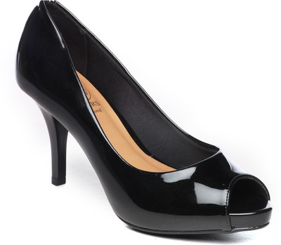 Pavers England Women BLACK Heels