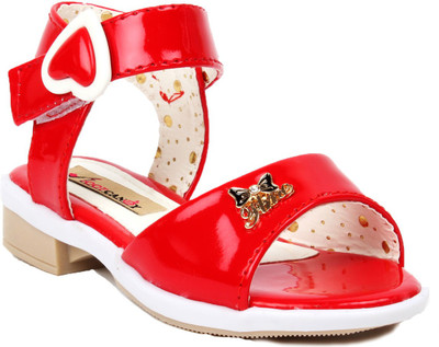 Foot Candy Girls Flats(Red