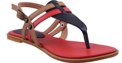 Adorn Women Black Flats