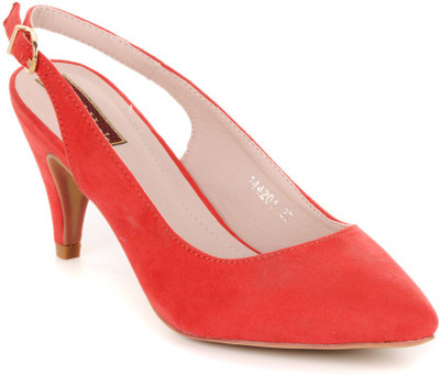 Flat n Heels Women Red Heels