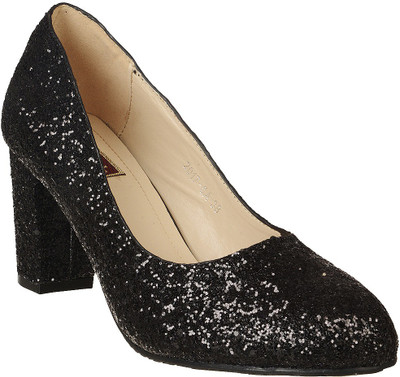 Flat n Heels Women Black Heels