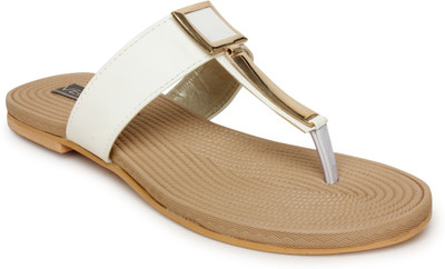 Vendoz Women White Flats