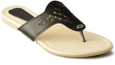 Myra Women Black Flats