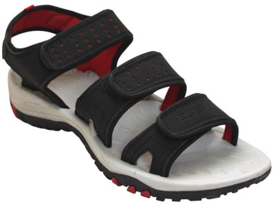 ABS Men Black/Red Sports Sandals