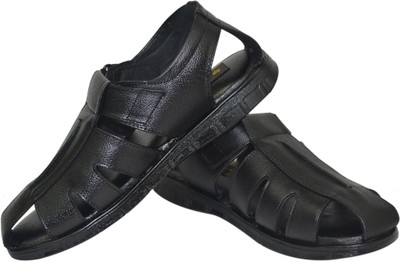 Strive Men Black Sandals