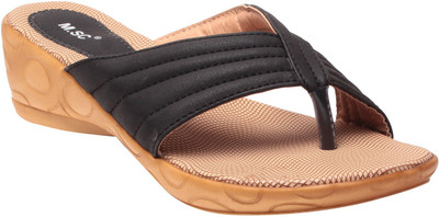 MSC Women Black Wedges