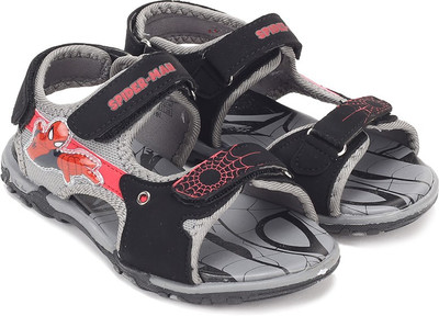 Spiderman Boys Sports Sandals, Black/grey
