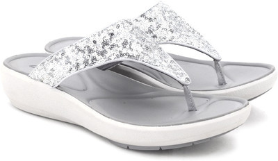 Clarks Women SILVER METAL Sports Sandals