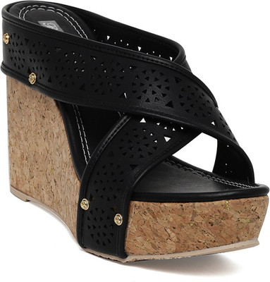 Bruno Manetti Women Black Wedges