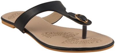 Adorn Girls Flats(Black