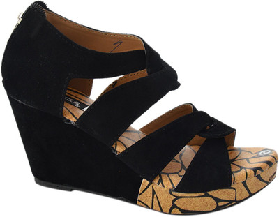 VAGON Women BLACK Wedges