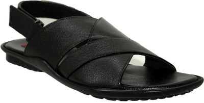 LeCobbs Men Black Sandals