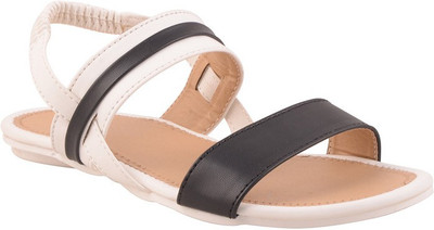 Adorn Girls Flats(White