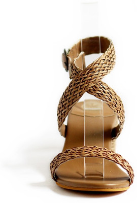 Kanabis Women Brown Sandals