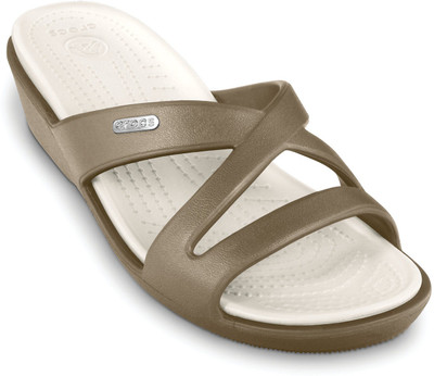 Crocs Women Brown Wedges