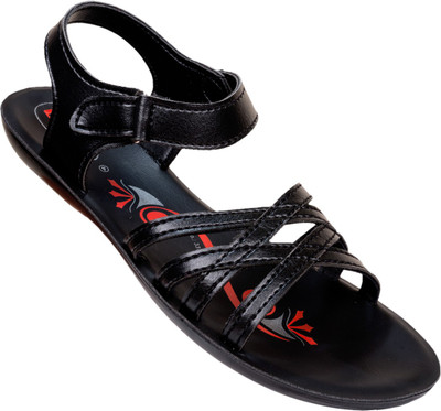 VKC Girls Flats(Black