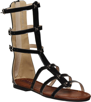 Flat n Heels Women Black Flats
