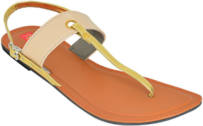 Footrendz Women Beige Flats