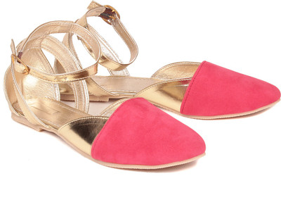 Bare Soles Women red Flats