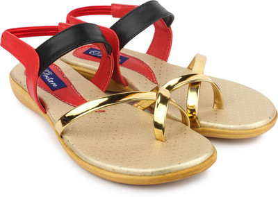 Ortan Women Red Flats
