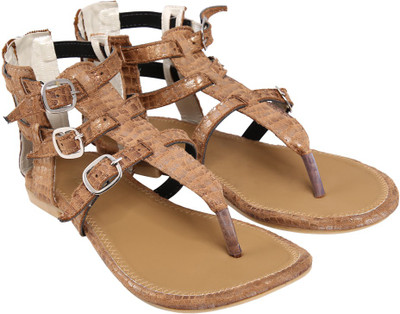 Jade Girls Sports Sandals, Tan