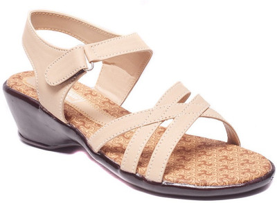 Dolphin Miles Women Beige Heels