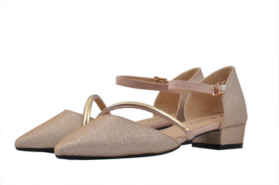Shuberry Women Champagne Heels