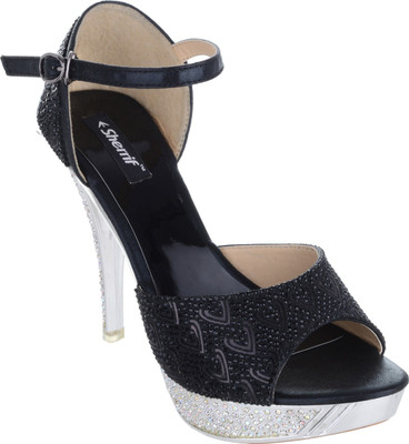Sherrif Shoes Women black Heels