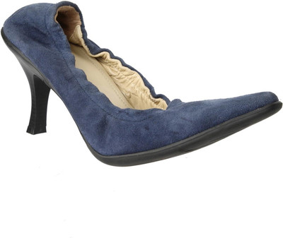 Salt N Pepper Women Blue Heels